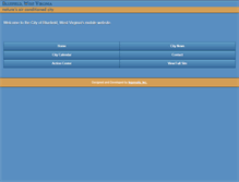 Tablet Screenshot of cityofbluefield.com